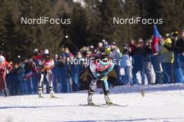 22.01.2017, Antholz, Italy (ITA): Fuyuko Tachizaki (JPN) -  IBU world cup biathlon, relay women, Antholz (ITA). www.nordicfocus.com. © Manzoni/NordicFocus. Every downloaded picture is fee-liable.