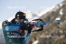 19.01.2017, Antholz, Italy (ITA): Martin Fourcade (FRA) -  IBU world cup biathlon, training, Antholz (ITA). www.nordicfocus.com. © Manzoni/NordicFocus. Every downloaded picture is fee-liable.