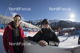 18.01.2017, Antholz, Italy (ITA): Event Feature: Hard working Infront guys -  IBU world cup biathlon, training, Antholz (ITA). www.nordicfocus.com. © Manzoni/NordicFocus. Every downloaded picture is fee-liable.