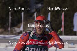 18.01.2017, Antholz, Italy (ITA): Leif Nordgren (USA) -  IBU world cup biathlon, training, Antholz (ITA). www.nordicfocus.com. © Manzoni/NordicFocus. Every downloaded picture is fee-liable.