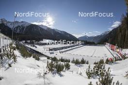 18.01.2017, Antholz, Italy (ITA): Event Feature: Overview over the Biathlon Stadium of Antholz -  IBU world cup biathlon, training, Antholz (ITA). www.nordicfocus.com. © Manzoni/NordicFocus. Every downloaded picture is fee-liable.