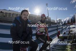 18.01.2017, Antholz, Italy (ITA): Event Feature: Canadian Coach and Technician during hard work -  IBU world cup biathlon, training, Antholz (ITA). www.nordicfocus.com. © Manzoni/NordicFocus. Every downloaded picture is fee-liable.