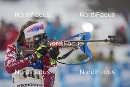 05.03.2017, Pyeong Chang, Korea (KOR): Megan Tandy (CAN) -  IBU world cup biathlon, relay women, Pyeong Chang (KOR). www.nordicfocus.com. © Manzoni/NordicFocus. Every downloaded picture is fee-liable.
