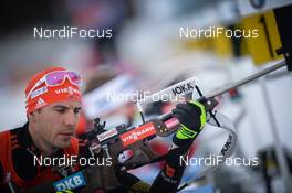 12.03.2017, Kontiolahti, Finland (FIN): Arnd Peiffer (GER) -  IBU world cup biathlon, relay mixed, Kontiolahti (FIN). www.nordicfocus.com. © Tumashov/NordicFocus. Every downloaded picture is fee-liable.