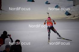 12.03.2017, Kontiolahti, Finland (FIN): Dunja Zdouc (AUT) -  IBU world cup biathlon, relay mixed, Kontiolahti (FIN). www.nordicfocus.com. © Tumashov/NordicFocus. Every downloaded picture is fee-liable.