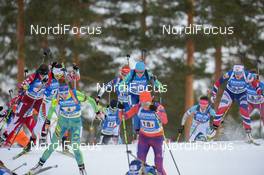 12.03.2017, Kontiolahti, Finland (FIN): Kaia Woeien Nicolaisen(NOR) -  IBU world cup biathlon, single mixed relay, Kontiolahti (FIN). www.nordicfocus.com. © Tumashov/NordicFocus. Every downloaded picture is fee-liable.
