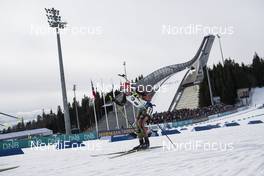 19.03.2017, Oslo, Norway (NOR): Arnd Peiffer (GER) -  IBU world cup biathlon, mass men, Oslo (NOR). www.nordicfocus.com. © Manzoni/NordicFocus. Every downloaded picture is fee-liable.