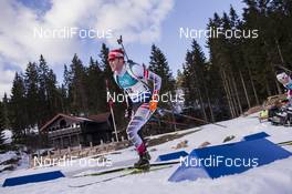 18.03.2017, Oslo, Norway (NOR): Simon Eder (AUT) -  IBU world cup biathlon, pursuit men, Oslo (NOR). www.nordicfocus.com. © Manzoni/NordicFocus. Every downloaded picture is fee-liable.