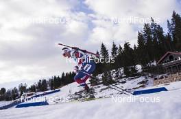 18.03.2017, Oslo, Norway (NOR): Tarjei Boe (NOR) -  IBU world cup biathlon, pursuit men, Oslo (NOR). www.nordicfocus.com. © Manzoni/NordicFocus. Every downloaded picture is fee-liable.