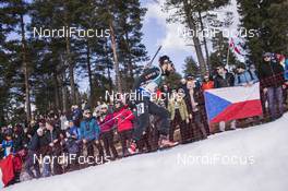 18.03.2017, Oslo, Norway (NOR): Benjamin Weger (SUI) -  IBU world cup biathlon, pursuit men, Oslo (NOR). www.nordicfocus.com. © Manzoni/NordicFocus. Every downloaded picture is fee-liable.