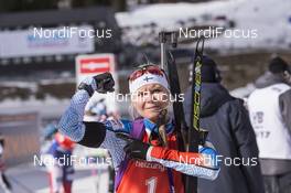 18.03.2017, Oslo, Norway (NOR): Mari Laukkanen (FIN) -  IBU world cup biathlon, pursuit women, Oslo (NOR). www.nordicfocus.com. © Manzoni/NordicFocus. Every downloaded picture is fee-liable.