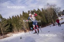 17.03.2017, Oslo, Norway (NOR): Henrik L'abee-Lund (NOR) -  IBU world cup biathlon, sprint men, Oslo (NOR). www.nordicfocus.com. © Manzoni/NordicFocus. Every downloaded picture is fee-liable.