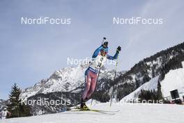 12.02.2017, Hochfilzen, Austria (AUT): Evgeniy Garanichev (RUS) - IBU world championships biathlon, pursuit men, Hochfilzen (AUT). www.nordicfocus.com. © NordicFocus. Every downloaded picture is fee-liable.