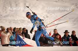 18.02.2017, Hochfilzen, Austria (AUT): Dominik Windisch (ITA) - IBU world championships biathlon, relay men, Hochfilzen (AUT). www.nordicfocus.com. © NordicFocus. Every downloaded picture is fee-liable.