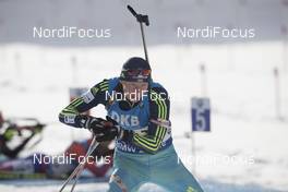 18.02.2017, Hochfilzen, Austria (AUT): Vladimir Semakov (UKR) - IBU world championships biathlon, relay men, Hochfilzen (AUT). www.nordicfocus.com. © NordicFocus. Every downloaded picture is fee-liable.