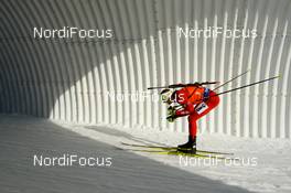11.02.2017, Hochfilzen, Austria (AUT): Raman Yaliotnau (BLR) - IBU world championships biathlon, sprint men, Hochfilzen (AUT). www.nordicfocus.com. © NordicFocus. Every downloaded picture is fee-liable.