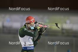26.11.2017, Oestersund, Sweden, (SWE): Arnd Peiffer (GER) - IBU world cup biathlon, relay mixed, Oestersund (SWE). www.nordicfocus.com. © Manzoni/NordicFocus. Every downloaded picture is fee-liable.