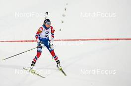 03.12.2017, Oestersund, Sweden, (SWE): Hilde Fenne (NOR) - IBU world cup biathlon, pursuit women, Oestersund (SWE). www.nordicfocus.com. © Tumashov/NordicFocus. Every downloaded picture is fee-liable.