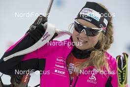 26.11.2017, Oestersund, Sweden, (SWE): Irene Cadurisch (SUI) - IBU world cup biathlon, single mixed relay, Oestersund (SWE). www.nordicfocus.com. © Manzoni/NordicFocus. Every downloaded picture is fee-liable.