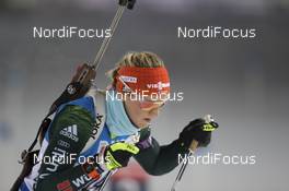 01.12.2017, Oestersund, Sweden, (SWE): Denise Herrmann (GER) - IBU world cup biathlon, sprint women, Oestersund (SWE). www.nordicfocus.com. © Manzoni/NordicFocus. Every downloaded picture is fee-liable.