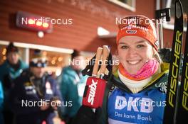 01.12.2017, Oestersund, Sweden, (SWE): Denise Herrmann (GER) - IBU world cup biathlon, sprint women, Oestersund (SWE). www.nordicfocus.com. © Tumashov/NordicFocus. Every downloaded picture is fee-liable.