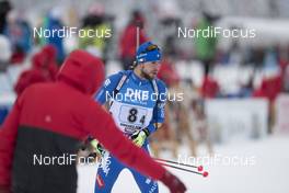 10.12.2017, Hochfilzen, Austria (AUT): Thierry Chenal (ITA) -  IBU world cup biathlon, relay men, Hochfilzen (AUT). www.nordicfocus.com. © Manzoni/NordicFocus. Every downloaded picture is fee-liable.