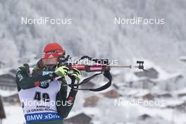 15.12.2017, Annecy-Le Grand Bornand, France (FRA): Johannes Kuehn (GER) -  IBU world cup biathlon, sprint men, Annecy-Le Grand Bornand (FRA). www.nordicfocus.com. © Manzoni/NordicFocus. Every downloaded picture is fee-liable.
