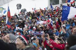 15.12.2017, Annecy-Le Grand Bornand, France (FRA): Event Feature: Enthusiastic crowd -  IBU world cup biathlon, sprint men, Annecy-Le Grand Bornand (FRA). www.nordicfocus.com. © Manzoni/NordicFocus. Every downloaded picture is fee-liable.