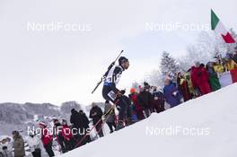 15.12.2017, Annecy-Le Grand Bornand, France (FRA): Serafin Wiestner (SUI) -  IBU world cup biathlon, sprint men, Annecy-Le Grand Bornand (FRA). www.nordicfocus.com. © Manzoni/NordicFocus. Every downloaded picture is fee-liable.