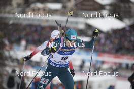 14.12.2017, Annecy-Le Grand Bornand, France (FRA): Yuliia Dzhima (UKR) -  IBU world cup biathlon, sprint women, Annecy-Le Grand Bornand (FRA). www.nordicfocus.com. © Manzoni/NordicFocus. Every downloaded picture is fee-liable.