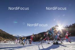01.01.2017, Val Mustair, Switzerland (SUI): Maurice Manificat (FRA) - FIS world cup cross-country, tour de ski, mass men, Val Mustair (SUI). www.nordicfocus.com. © Modica/NordicFocus. Every downloaded picture is fee-liable.