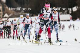 01.01.2017, Val Mustair, Switzerland (SUI): Maiken Caspersen Falla (NOR) - FIS world cup cross-country, tour de ski, mass women, Val Mustair (SUI). www.nordicfocus.com. © Modica/NordicFocus. Every downloaded picture is fee-liable.