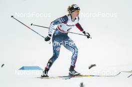 01.01.2017, Val Mustair, Switzerland (SUI): Jessica Diggins (USA) - FIS world cup cross-country, tour de ski, mass women, Val Mustair (SUI). www.nordicfocus.com. © Modica/NordicFocus. Every downloaded picture is fee-liable.