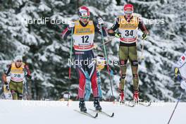 03.01.2017, Oberstdorf, Germany (GER): Sjur Roethe (NOR), Florian Notz (GER), (l-r)  - FIS world cup cross-country, tour de ski, skiathlon men, Oberstdorf (GER). www.nordicfocus.com. © Modica/NordicFocus. Every downloaded picture is fee-liable.