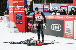 08.01.2017, Val di Fiemme, Italy (ITA): Toni Livers (SUI), Jonas Baumann (SUI), (l-r)  - FIS world cup cross-country, tour de ski, final climb men, Val di Fiemme (ITA). www.nordicfocus.com. © Modica/NordicFocus. Every downloaded picture is fee-liable.