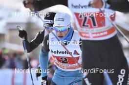 15.01.2017, Toblach, Italy (ITA): Lucas Chanavat (FRA) - FIS world cup cross-country, team sprint, Toblach (ITA). www.nordicfocus.com. © Thibaut/NordicFocus. Every downloaded picture is fee-liable.