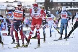 15.01.2017, Toblach, Italy (ITA): Len Valjas (CAN), Sindre Bjoernestad Skar (NOR) - FIS world cup cross-country, team sprint, Toblach (ITA). www.nordicfocus.com. © Thibaut/NordicFocus. Every downloaded picture is fee-liable.
