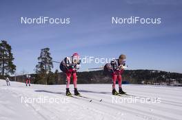 11.03.2017, Oslo, Norway (NOR): Magnus Stensaas (NOR), Martin Loewstroem Nyenget (NOR), (l-r) - FIS world cup cross-country, mass men, Oslo (NOR). www.nordicfocus.com. © Manzoni/NordicFocus. Every downloaded picture is fee-liable.