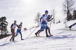 11.03.2017, Oslo, Norway (NOR): Andy Kuehne (GER), Raido Rankel (EST), (l-r) - FIS world cup cross-country, mass men, Oslo (NOR). www.nordicfocus.com. © Manzoni/NordicFocus. Every downloaded picture is fee-liable.