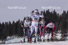 11.03.2017, Oslo, Norway (NOR): Dietmar Noeckler (ITA), Emil Joensson (SWE), (l-r) - FIS world cup cross-country, mass men, Oslo (NOR). www.nordicfocus.com. © Manzoni/NordicFocus. Every downloaded picture is fee-liable.