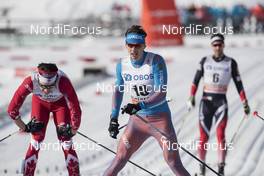 11.03.2017, Oslo, Norway (NOR): Alex Harvey (CAN), Alexander Bessmertnykh (RUS), Hans Christer Holund (NOR), (l-r) - FIS world cup cross-country, mass men, Oslo (NOR). www.nordicfocus.com. © Manzoni/NordicFocus. Every downloaded picture is fee-liable.