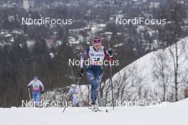 12.03.2017, Oslo, Norway (NOR): Sadie Bjornsen (USA) - FIS world cup cross-country, mass women, Oslo (NOR). www.nordicfocus.com. © NordicFocus. Every downloaded picture is fee-liable.