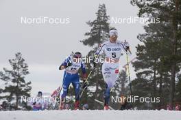 12.03.2017, Oslo, Norway (NOR): Justyna Kowalczyk (POL), Charlotte Kalla (SWE), (l-r) - FIS world cup cross-country, mass women, Oslo (NOR). www.nordicfocus.com. © NordicFocus. Every downloaded picture is fee-liable.