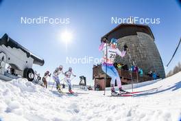 18.03.2017, Quebec, Canada (CAN): Krista Parmakoski (FIN), Anna Haag (SWE), Hanna Falk (SWE), +G+, (l-r)  - FIS world cup cross-country, mass women, Quebec (CAN). www.nordicfocus.com. © Modica/NordicFocus. Every downloaded picture is fee-liable.