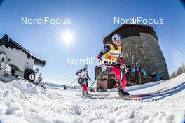 18.03.2017, Quebec, Canada (CAN): Heidi Weng (NOR), Ingvild Flugstad Oestberg (NOR), (l-r)  - FIS world cup cross-country, mass women, Quebec (CAN). www.nordicfocus.com. © Modica/NordicFocus. Every downloaded picture is fee-liable.