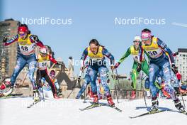 19.03.2017, Quebec, Canada (CAN): Chelsea Holmes (USA), Elizabeth Guiney (USA), (l-r)  - FIS world cup cross-country, pursuit women, Quebec (CAN). www.nordicfocus.com. © Modica/NordicFocus. Every downloaded picture is fee-liable.