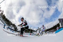 03.03.2017, Lahti, Finland (FIN): Jason Rueesch (SUI), Daniel Rickardsson (SWE), (l-r)  - FIS nordic world ski championships, cross-country, 4x10km men, Lahti (FIN). www.nordicfocus.com. © Modica/NordicFocus. Every downloaded picture is fee-liable.