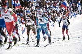 25.02.2017, Lahti, Finland (FIN): Lucas Boegl (GER), Clement Parisse (FRA) - FIS nordic world ski championships, cross-country, skiathlon men, Lahti (FIN). www.nordicfocus.com. © Thibauut/NordicFocus. Every downloaded picture is fee-liable.