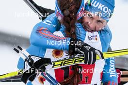 26.02.2017, Lahti, Finland (FIN): Yulia Belorukova (RUS), Natalia Matveeva (RUS), (l-r)  - FIS nordic world ski championships, cross-country, team sprint, Lahti (FIN). www.nordicfocus.com. © Modica/NordicFocus. Every downloaded picture is fee-liable.