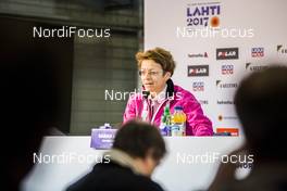 21.02.2017, Lahti, Finland (FIN): Sarah Lewis   - FIS nordic world ski championships, cross-country, training, Lahti (FIN). www.nordicfocus.com. © NordicFocus. Every downloaded picture is fee-liable.